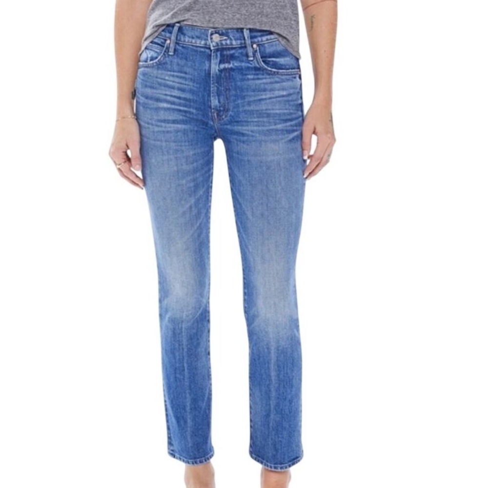 MOTHER Women's Straight leg Jeans superior Rascal ankle
